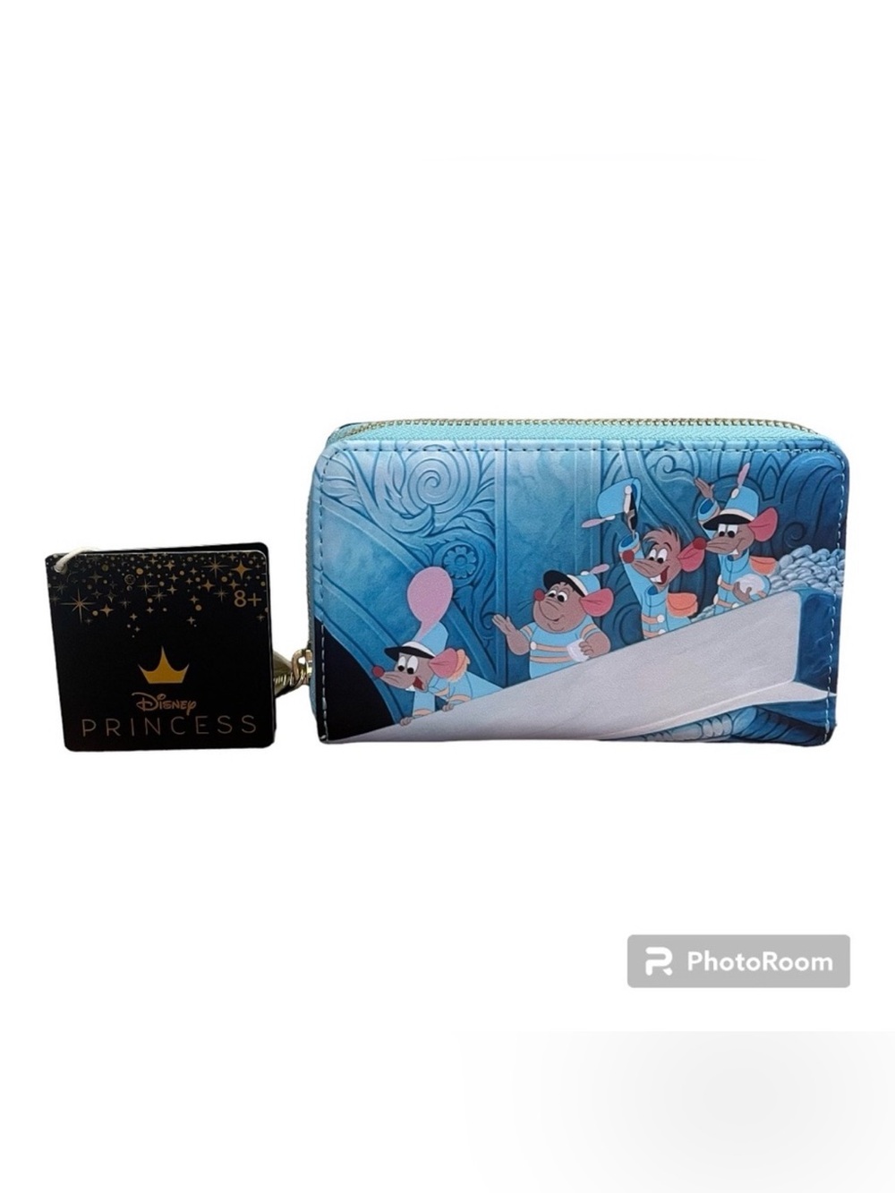 Loungefly Cinderella Princess Scenes Zip Around Wallet